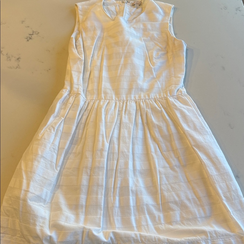 GAP Elegant White Stripe Mini Dress